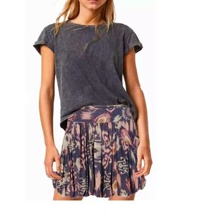 ALL SAINTS ALBA Ikat Silk Cotton  Bubble 6